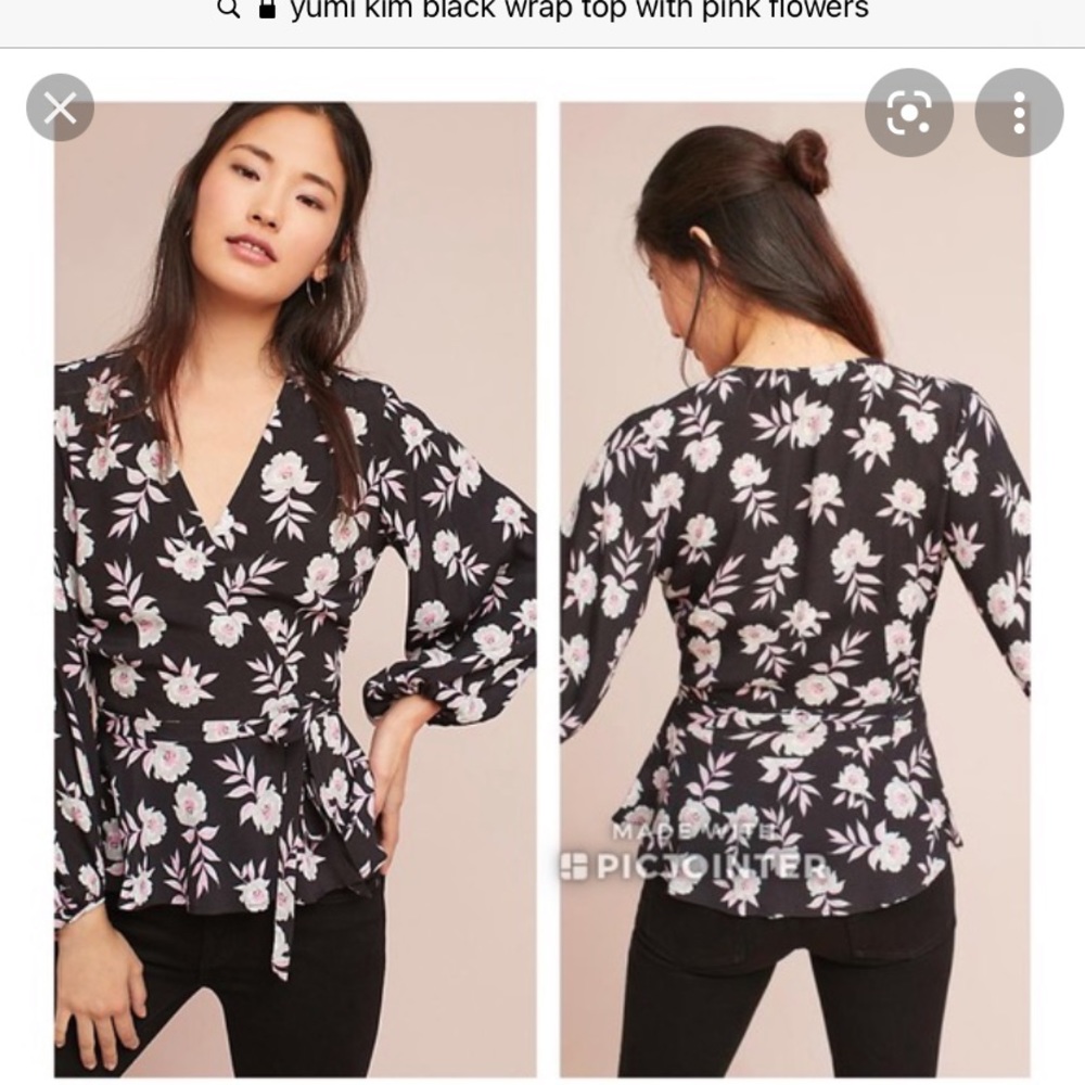 Yumi Kim Floral wrap top